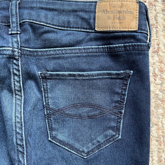 Abercrombie & Fitch Mid Rose Denim Jean Jeggings 0S - Picture 6 of 8